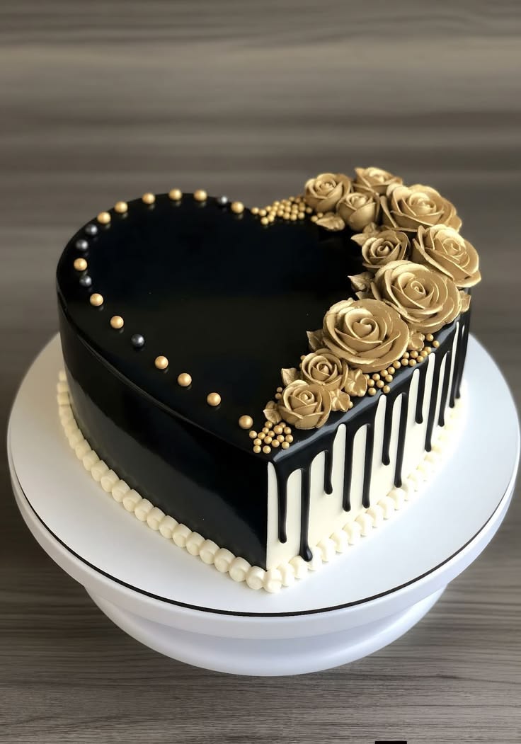 Torta Black & Gold