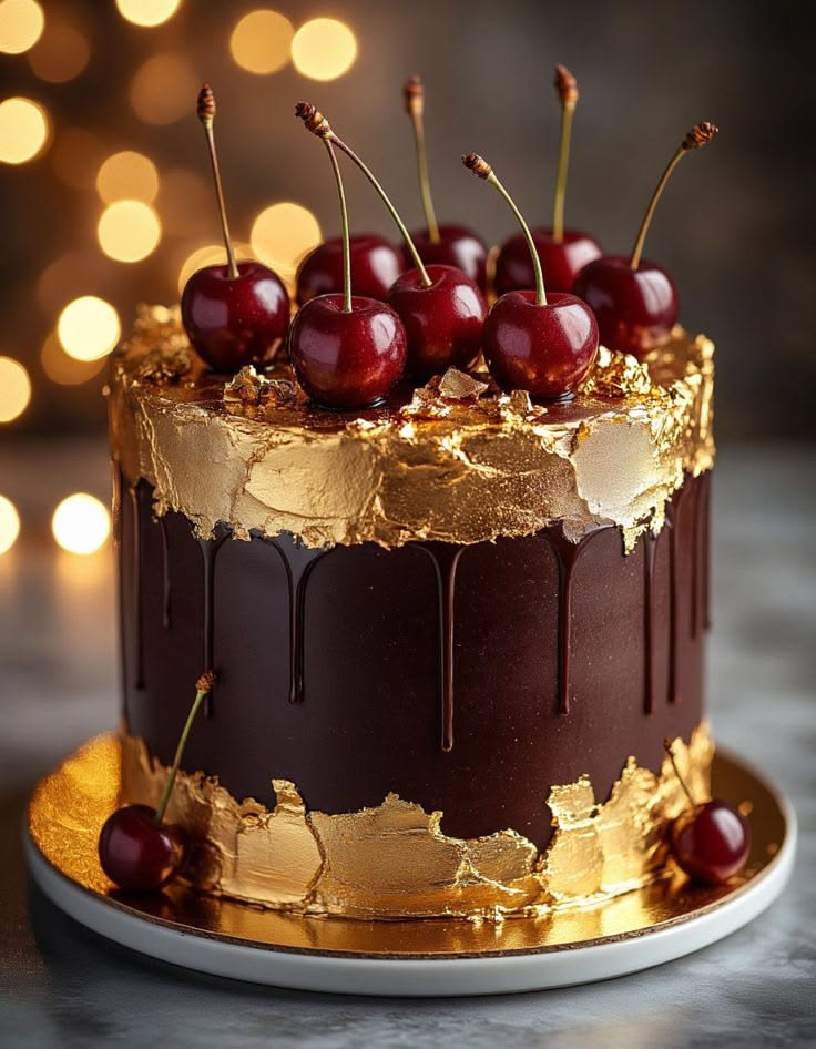 Torta Chocolate com Cerejas
